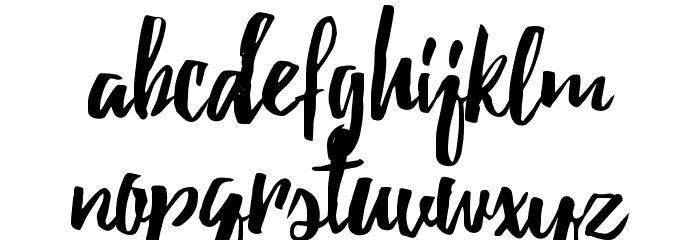 Beacon Font LOWERCASE