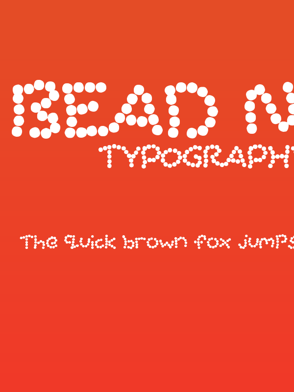 Bead Necklace Poster