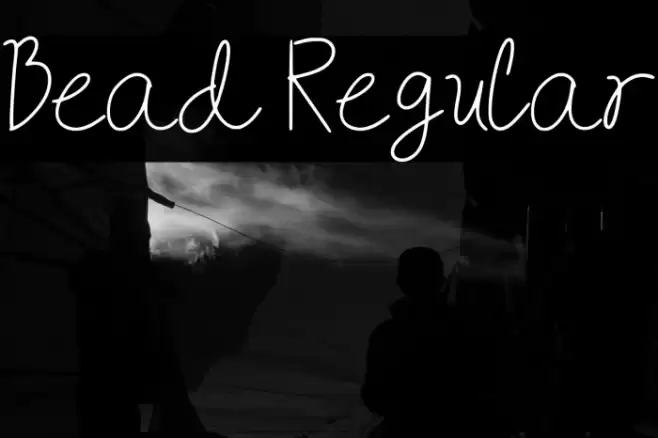 Bead Regular Font examples