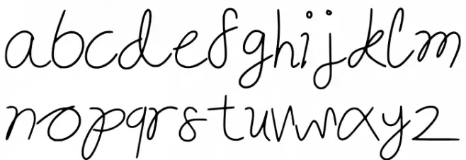 Bead Regular 字体 小写