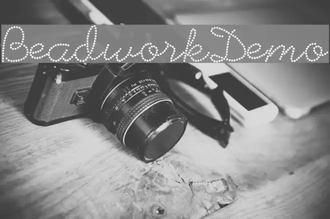 BeadworkDemo Font examples