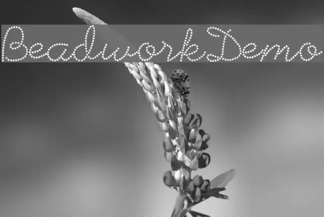 BeadworkDemo Font examples