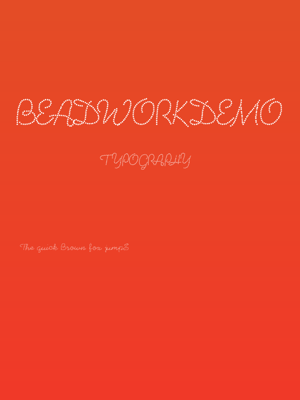 BeadworkDemo Poster