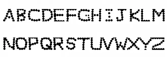 Beady Schriftart Groß