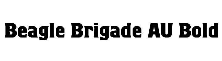 Beagle Brigade AU Bold Font