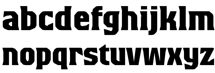 Beagle Brigade AU Bold Font LOWERCASE