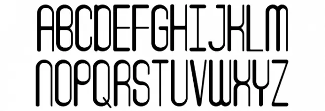 Beam 101 Regular Font Litere mari