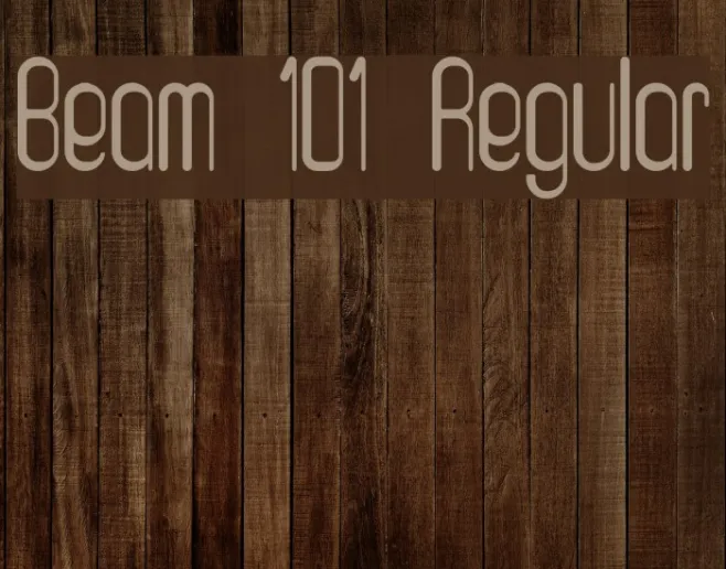 Beam 101 Regular Example 1
