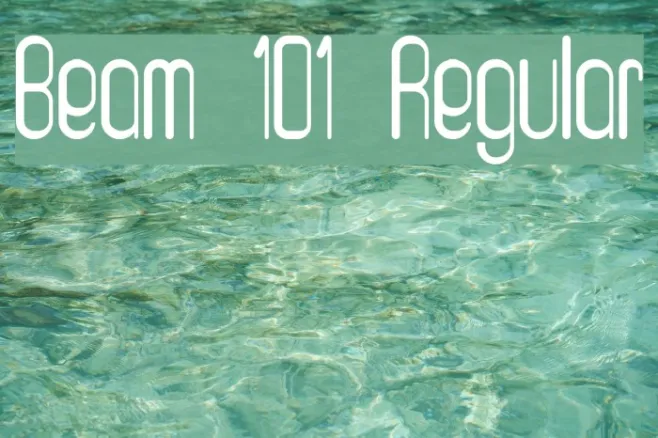 Beam 101 Regular Example 3
