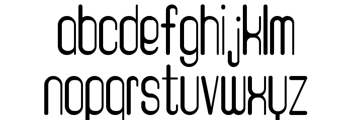 Beam 101 Regular Font LOWERCASE