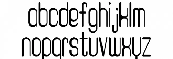Beam 101 Regular Font LOWERCASE