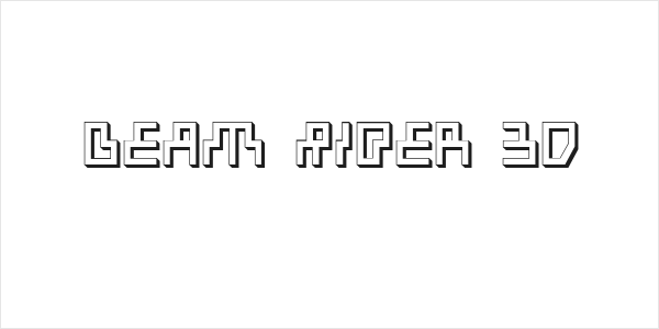 Beam Rider 3D Logo