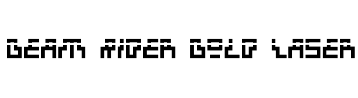 Beam Rider Bold Laser  font caratteri gratis