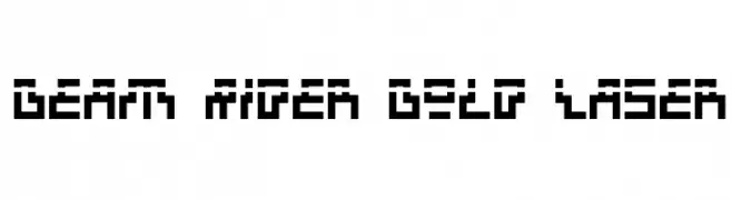 Beam Rider Bold Laser  フリーフォントのダウンロード