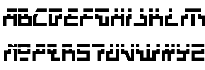 Beam Rider Bold Laser Font Litere mici