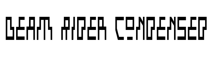 Beam Rider Condensed  Frei Schriftart Herunterladen