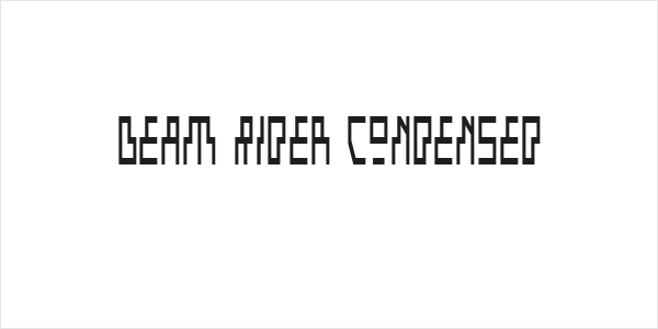 Beam Rider Condensed Logo