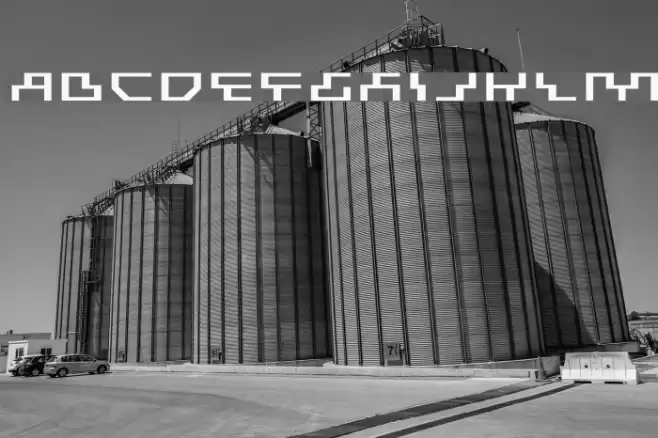 Beam Rider Expanded Font examples