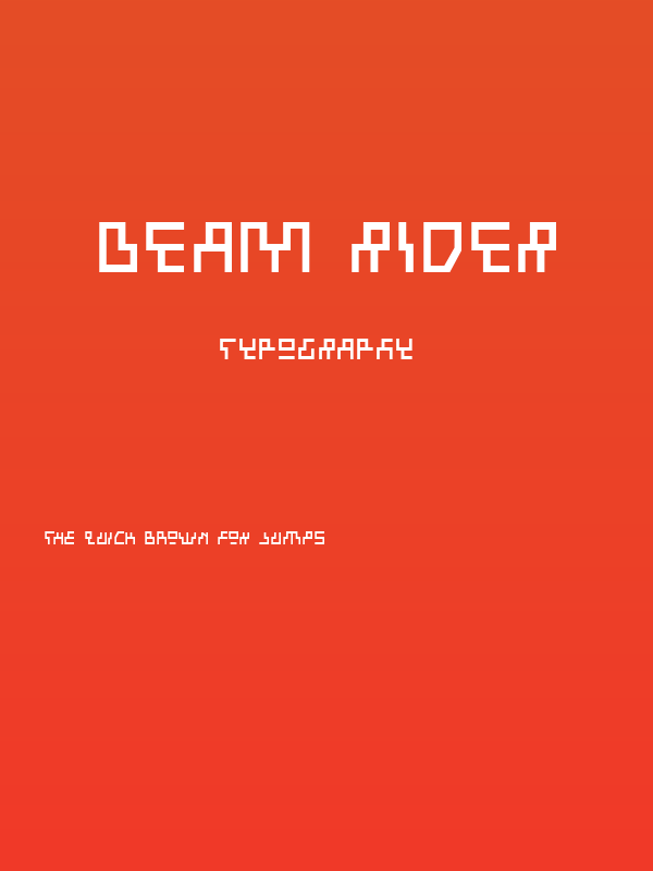 Beam Rider Poster