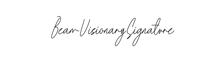 Beam Visionary Signature  baixar fontes gratis