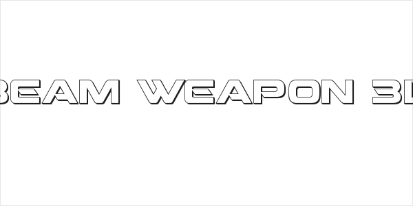 Beam Weapon 3D Logo