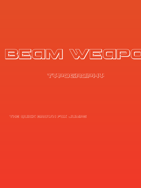 Beam Weapon 3D Poster
