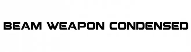 Beam Weapon Condensed  Descarca Fonturi Gratis
