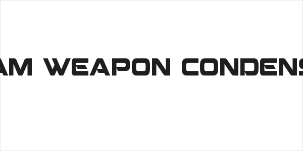 Beam Weapon Condensed Logo
