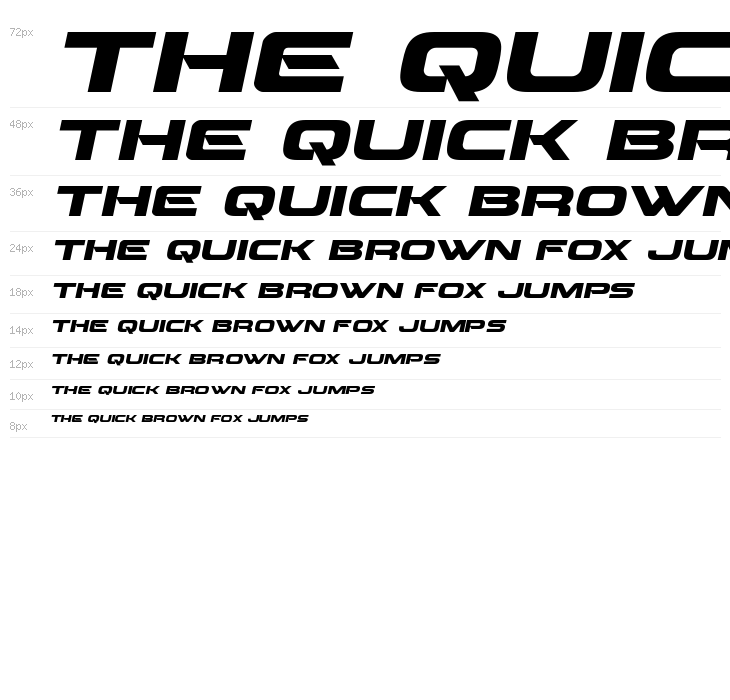 Beam Weapon Expanded Italic Waterfall