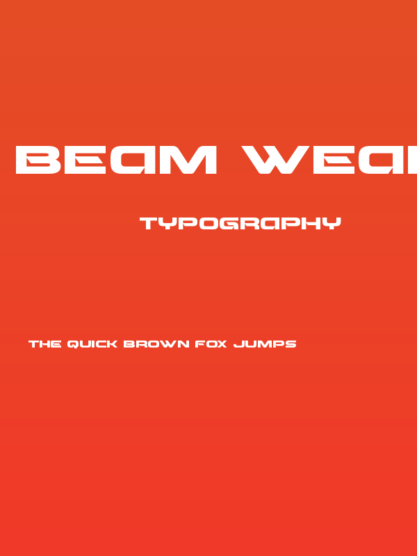Beam Weapon Expanded Poster