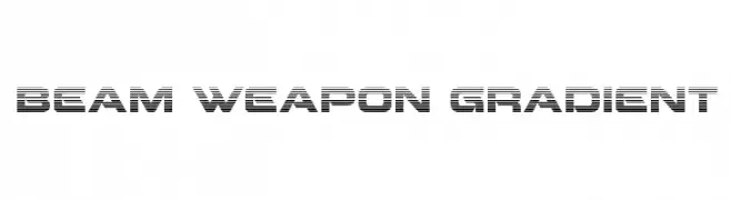 Beam Weapon Gradient  Descarca Fonturi Gratis