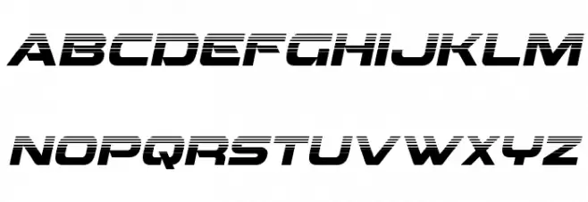 Beam Weapon Halftone Italic Шрифта строчной
