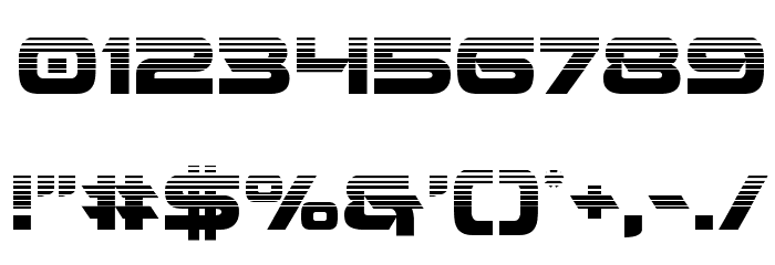 Beam Weapon Halftone Font OTHER CHARS