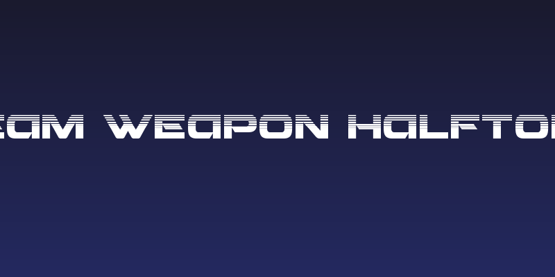 Beam Weapon Halftone Social Header