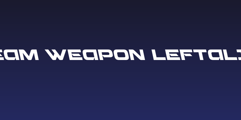 Beam Weapon Leftalic Social Header