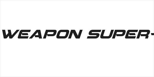 Beam Weapon Super-Italic Logo