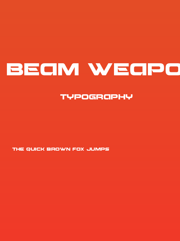 Beam Weapon Poster