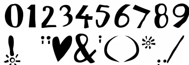 Beam Font OTHER CHARS