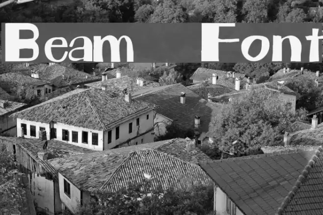 Beam Font examples