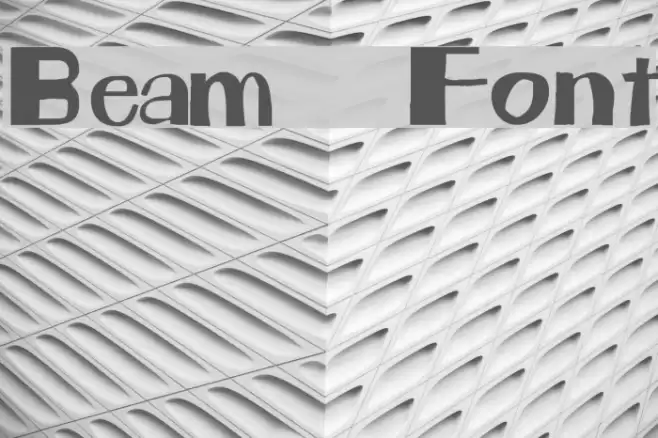 Beam Font examples