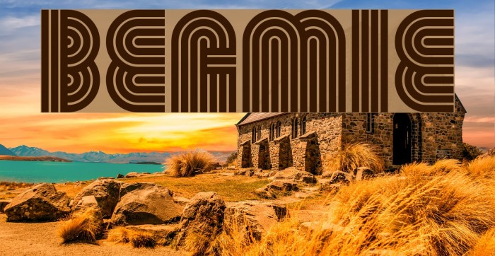 Beamie Font examples
