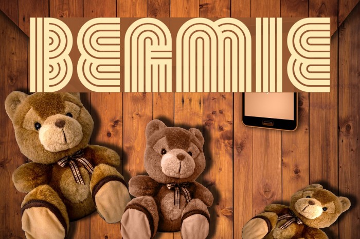 Beamie Font examples