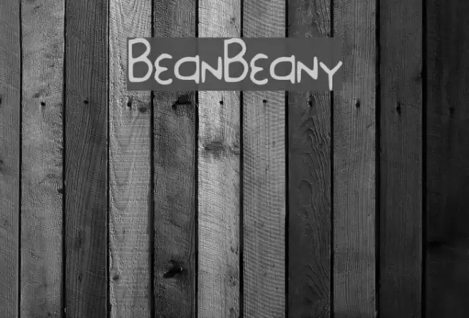 BeanBeany Font examples