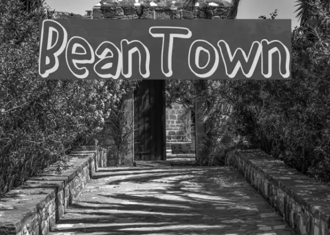 BeanTown フォント examples