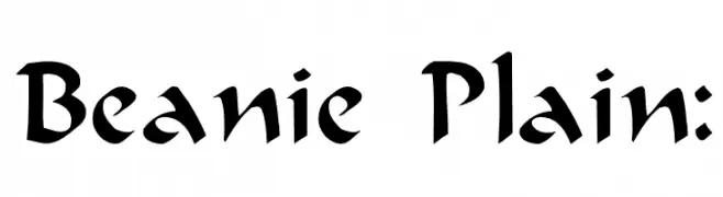 Beanie Plain:  baixar fontes gratis