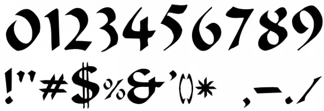 Beanie Plain: Font Alte caractere