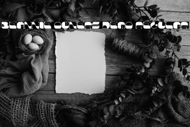 Beannie Owners Demo Regular Font examples