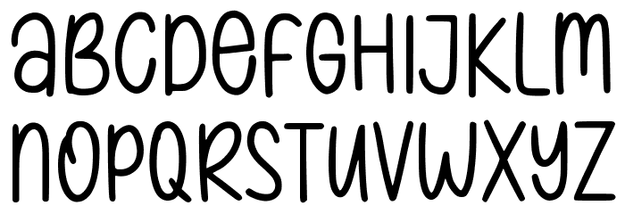 Beans And Break Font LOWERCASE