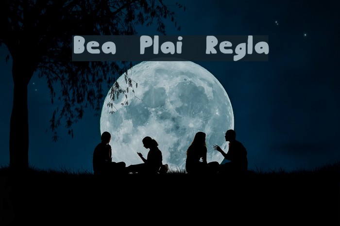 Beans Plain Regular Font examples