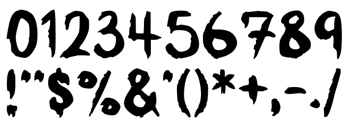 Beans Plantain Regular Font OTHER CHARS